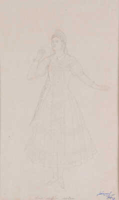 Парилов Николай Михайлович. Лот из двух эскизов костюмов: 